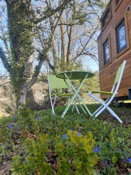 Micro Maison Bois / Tiny House Au Calme クレ エクステリア 写真